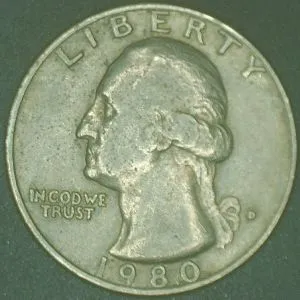 1980-D-Washington-Quarter-Possilbe-Doubling-On-Reverse